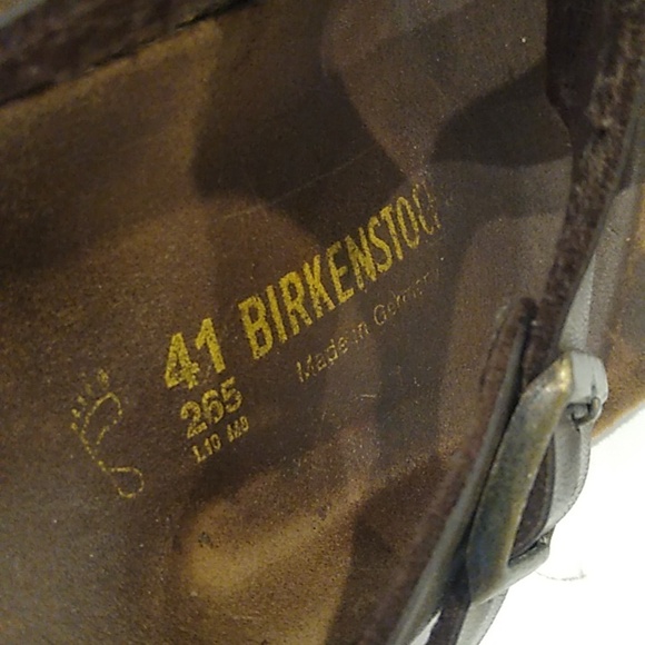 Gizeh Birkenstock Women's size 10  41 Leather Sandals - Picture 8 of 10